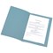 5 Star Square Cut Folders, 180gsm, Foolscap, Blue, Pack of 100