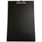 5 Star Executive Fold-over Clipboard with Pocket, Foolscap, Black