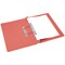 5 Star Transfer Files, 285gsm, Foolscap, Red, Pack of 50