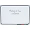 5 Star Lightweight Magnetic Drywipe Board, Grey Frame, 900x600mm