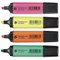 5 Star Highlighters, Assorted Colours, Pack of 4