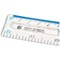 5 Star Shatter-resistant Ruler, Plastic, Metric and Imperial Markings, 300mm, Clear