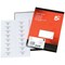 5 Star Multipurpose Laser Labels, 16 per Sheet, 99.1x34mm, White, 4000 Labels