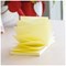 5 Star Concertina Sticky Notes, 76x76mm, Yellow, Pack of 12 x 100 Notes