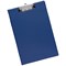 5 Star Fold-over Clipboard with Front Pocket, Foolscap, Blue