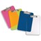 5 Star A4 Durable Plastic Clipboard - Transparent Blue