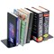 5 Star Heavy Duty Metal Bookends, 185mm, Black, Pack of 2