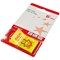 5 Star "Sign Here" Index Flags Tab With Red Arrow - 10 Wallets of 50 Flags Each