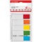 5 Star Index Flags, 5 Bright Colours, Pack of 5 x 20