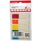 5 Star Index Flags, 5 Bright Colours, Pack of 5 x 20