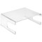 5 Star Monitor Stand - Clear Acrylic