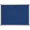 5 Star Noticeboard, Glazed Aluminium, W1200xH900mm, Blue