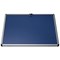 5 Star Noticeboard, Glazed Aluminium, W1200xH900mm, Blue