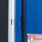 5 Star Noticeboard, Glazed Aluminium, W1200xH900mm, Blue