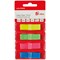 5 Star Small Index Flags, 12x45mm, 4 Bright Colours, Pack of 5