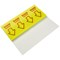 5 Star "Sign Here" Index Flags, Yellow, Pack of 5