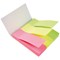 5 Star Paper Page Markers, 100 Sheets per Pad, 25x76mm