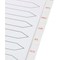 5 Star Elite Plastic Index Dividers, Jan-Dec, White Tabs, A4, White