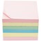 5 Star Extra Sticky Notes, 76x76mm, Assorted Pastel, Pack of 6 x 90 Notes