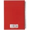 5 Star Hard Cover Wirebound Notebook, A5, Ruled, 140 Pages, Berry, Pack of 5