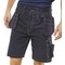 Beeswift Grantham Multi-Purpose Pocket Shorts, Navy Blue, 38