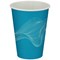 Go-Aqua Single Wall PE Lined Paper Water Cup, 7oz, Blue, Pack of 1000