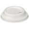 Edenware Moulded Fibre Coffee Cup Lid, 8oz, White, Pack of 1000