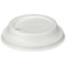 Edenware Moulded Fibre Coffee Cup Lid, 12 to 16oz, White, Pack of 1000