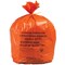 Polyco Heavy Duty Clinical Waste Sack, 90 Litre, Orange, Pack of 100