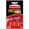 No More Nails Permanent Adhesive Strip 20x40mm Red (Pack of 10)