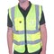 Beeswift Executive Mesh Waistcoat, Saturn Yellow, 4XL