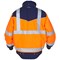 Hydrowear Furth High Visibility Simply No Sweat Pilot Two Tone Jacket, Orange & Navy Blue, Large