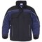 Hydrowear Rimini Simply No Sweat Waterproof Fixed Lining Pilot Jacket, Black & Navy Blue, Large