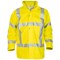 Hydrowear Neer Multi Hydrosoft Flame Retardant Anti-Static High Visibility Waterproof Parka, Saturn Yellow, Large