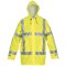 Hydrowear Neer Multi Hydrosoft Flame Retardant Anti-Static High Visibility Waterproof Parka, Saturn Yellow, Large