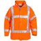 Hydrowear Norfolk Multi Hydrosoft Flame Retardant Anti-Static Waterproof Lined Parka, Orange, Large