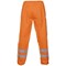 Hydrowear Urbach Simply No Sweat High Visibility Waterproof Quilted Trousers, Orange, Large