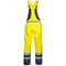 Hydrowear Utting Simply No Sweat High Visibility Waterproof Bib & Brace, Saturn Yellow & Navy Blue, 3XL