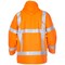 Hydrowear Uithoorn Simply No Sweat High Visibility Waterproof Parka, Orange 3XL