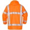 Hydrowear Uitdam Simply No Sweat High Visibility Waterproof Jacket, Orange, 3XL