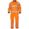 Hydrowear Ureterp Simply No Sweat High Visibility Waterproof Coveralls, Orange, Medium