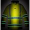 Hydrowear Italie High Visibility Glow In dark Parka, Saturn Yellow, Large