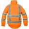 Hydrowear India High Visibility Glow In dark Pilot Jacket, Orange, 3XL