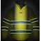 Hydrowear India High Visibility Glow In dark Pilot Jacket, Saturn Yellow, 4XL