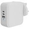 HyperJuice 70W USB-C GaN Travel Charger, White