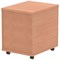 Impulse 2 Drawer Mobile Pedestal, Beech