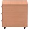 Impulse 3 Drawer Mobile Pedestal, Beech