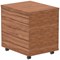 Impulse 2 Drawer Mobile Pedestal, Walnut