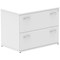 Impulse 2-Drawer Side Filer - White