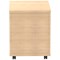 Impulse 2 Drawer Mobile Pedestal, Maple